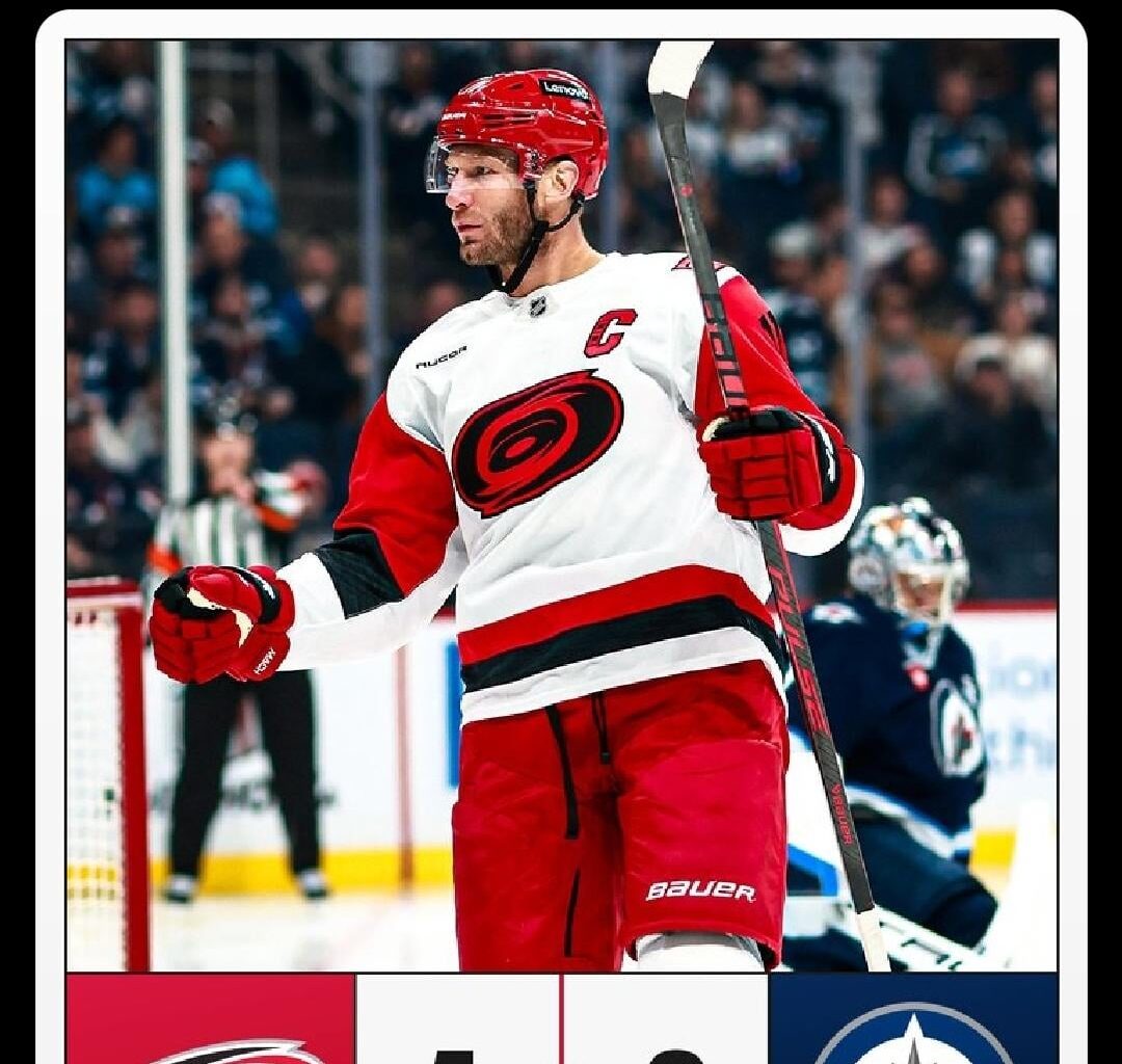 Benchmark win for your Eastern Conference-leading Carolina Hurricanes