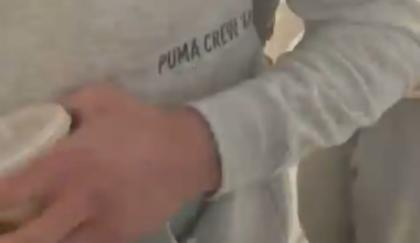 Baylor and Sam take their positions