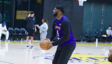 LeBron hijacks Rui's shooting drill and teases him after every splash "my bad Ru" 🤣