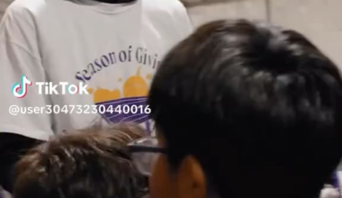 Thiero, Luka and Reaves visited a thanksgiving camp