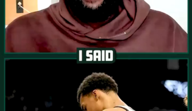 Hilarious story about the trash-talk during Wemby's poster on Draymond