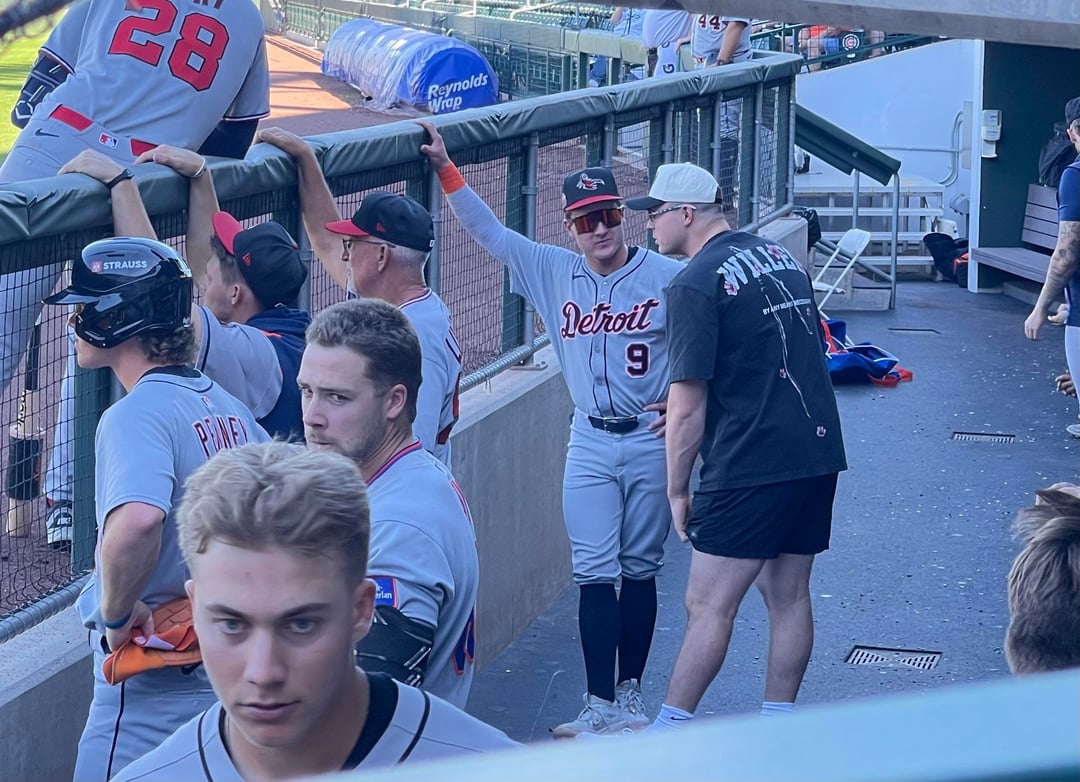Tarik Skubal hanging out with McGonigle @ today’s AFL game in Mesa!!