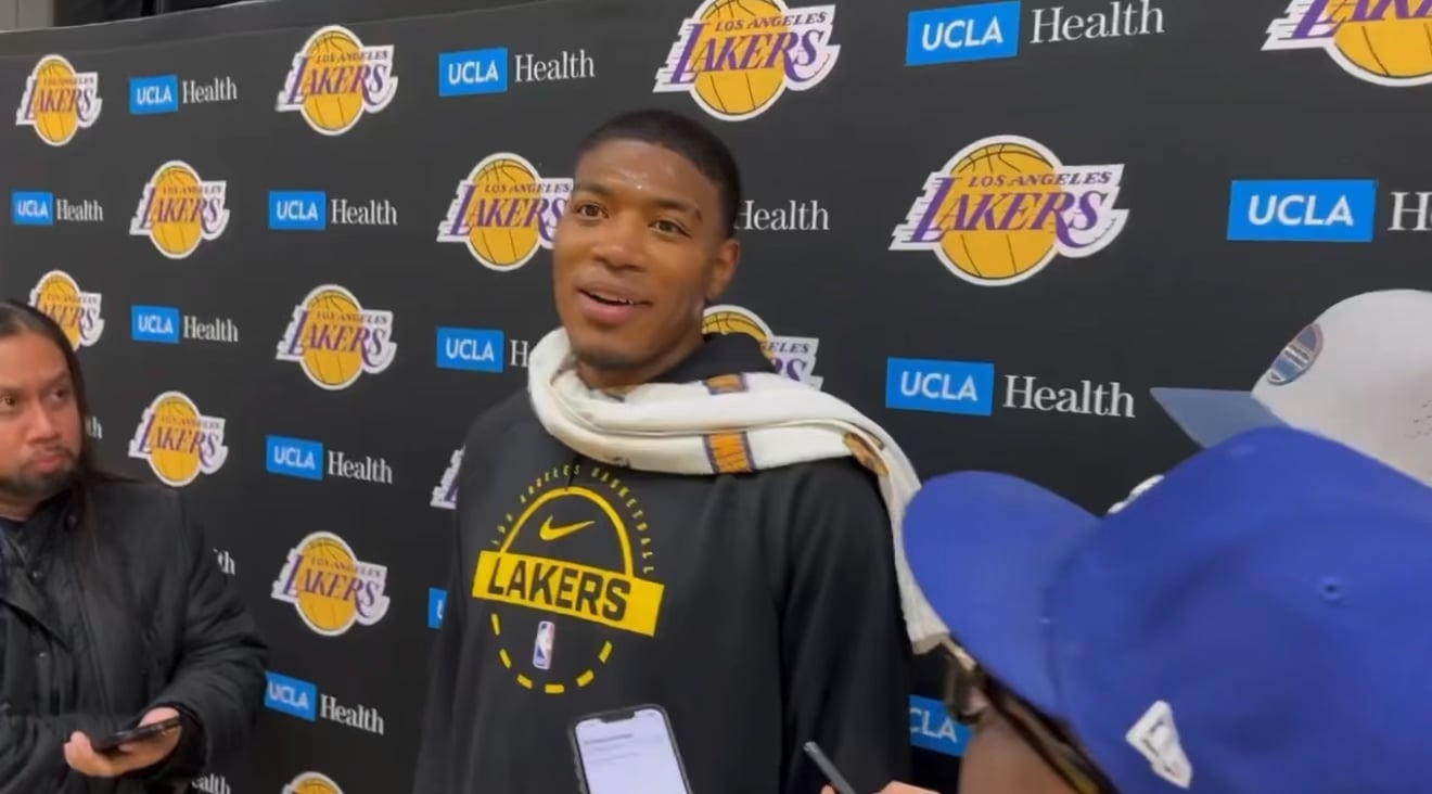 Rui responds to Luka's comments the other night about him speaking better English. "He never went to school, you know that right?" 😂