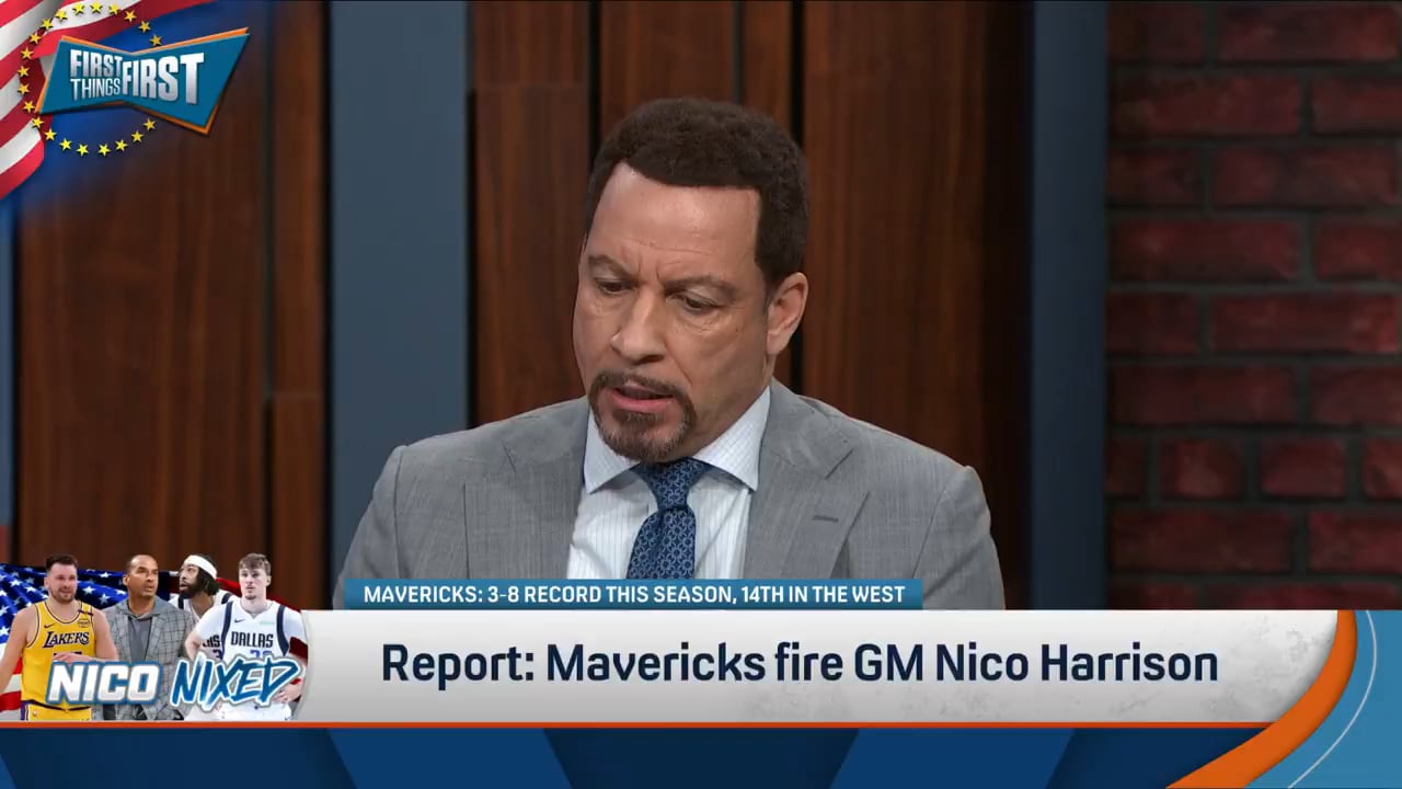Nick Wright on the Mavericks firing GM Nico Harrison: “It’s simply the worst move an executive has made in sports in 100 years… What this guy… did to Mavs fans, is one of the most sports-sad things I’ve seen.”
