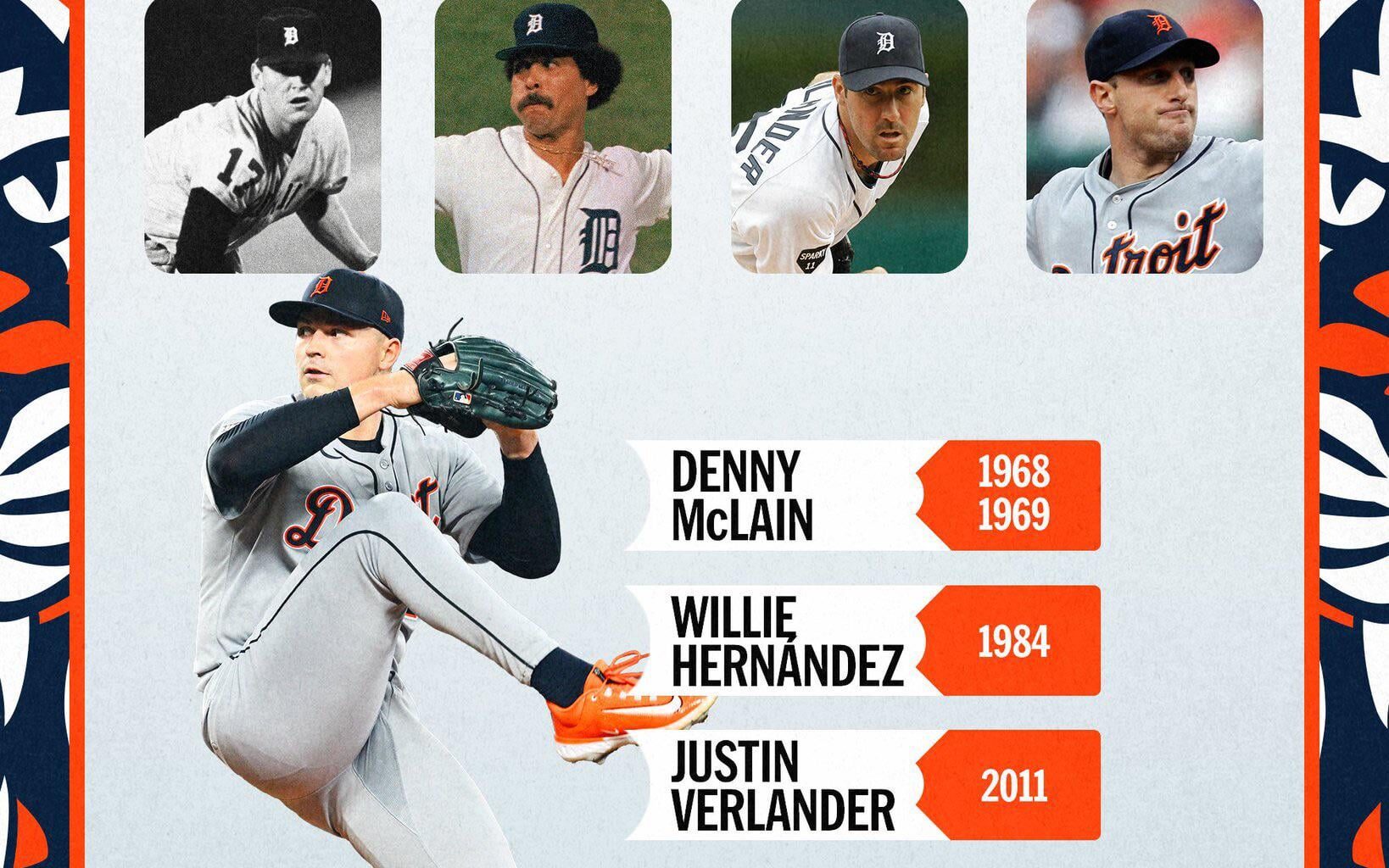 Tarik Skubal joins Denny McLain as the only Tigers pitchers to win two Cy Young Awards!