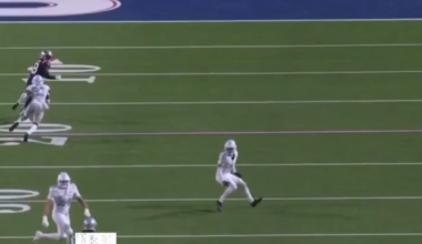 This throw by the Patriots easy schedule was crazy!