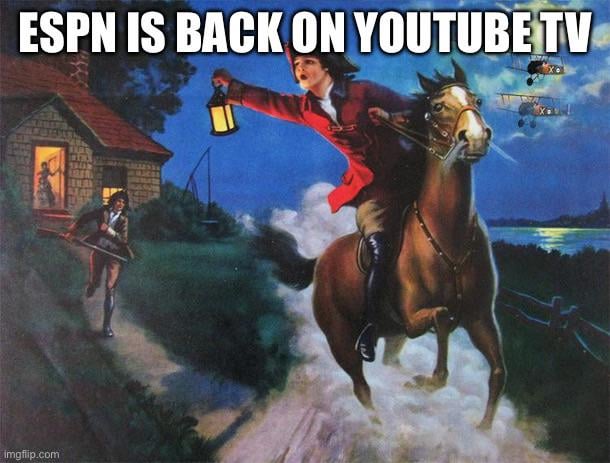 We can have Monday night Football again