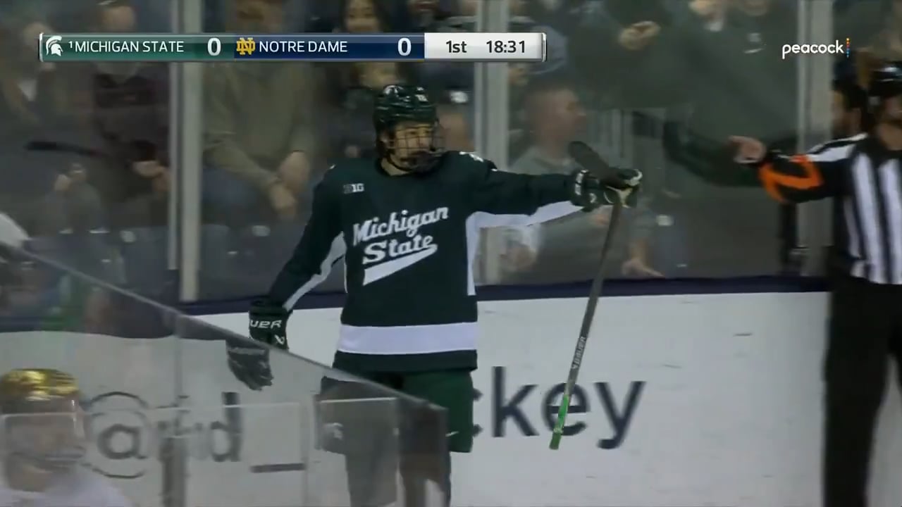 Ryker Lee gets Michigan State on the board early