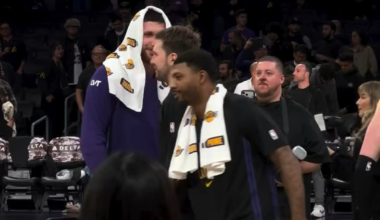 Luka congratulates AR but AR flips him off instead