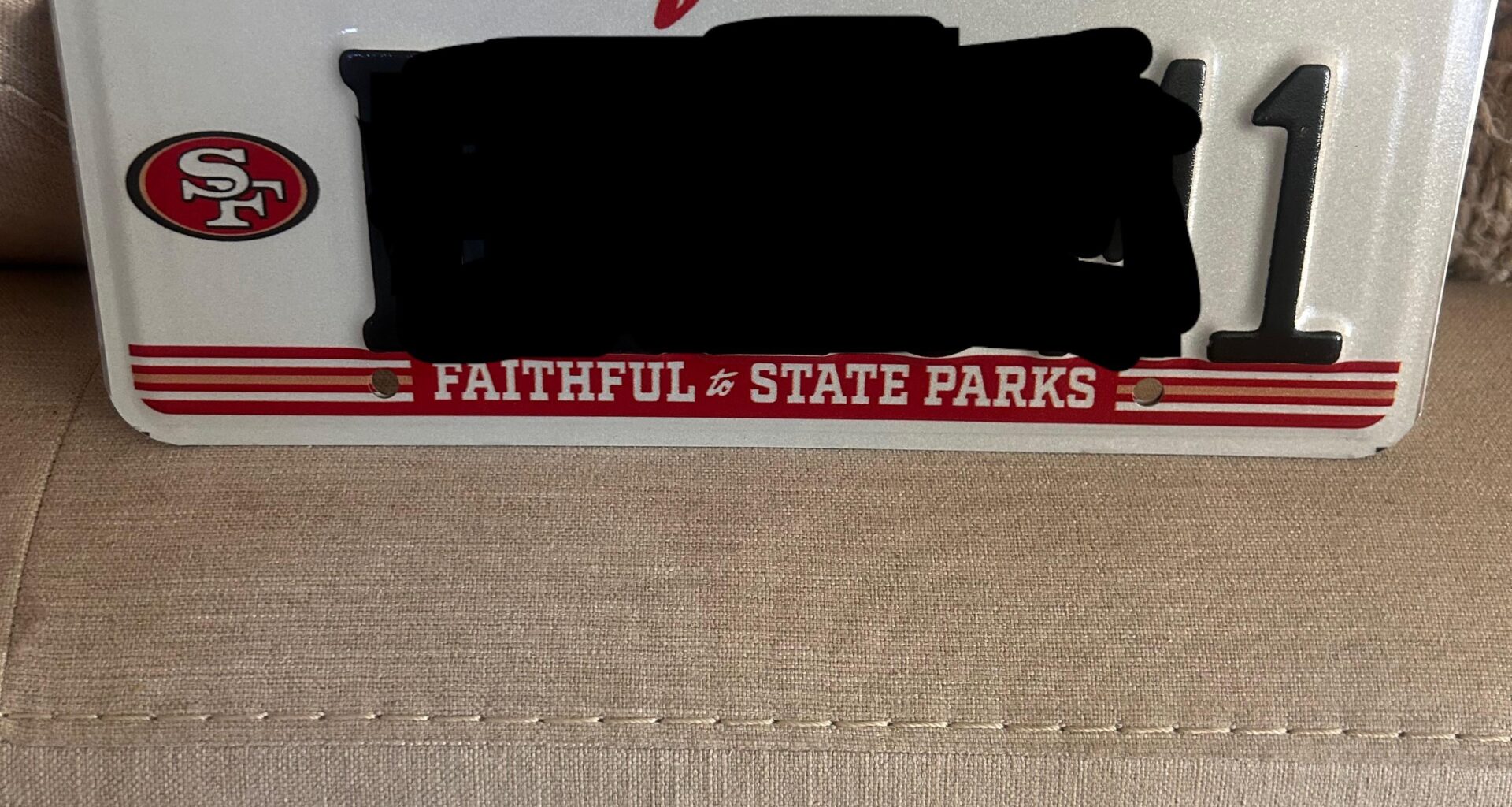 Finally…the license plates have arrived