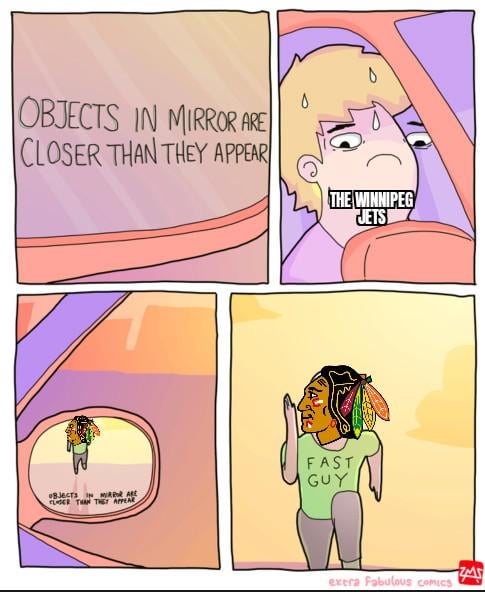 Those Blackhawks really snuck up on us