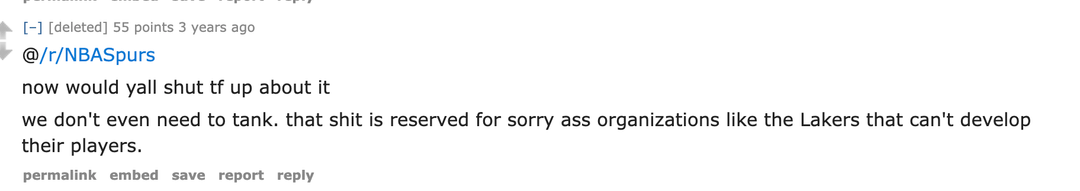 A few interesting screenshots of posts here pre-Wemby when this sub was filled with real fans