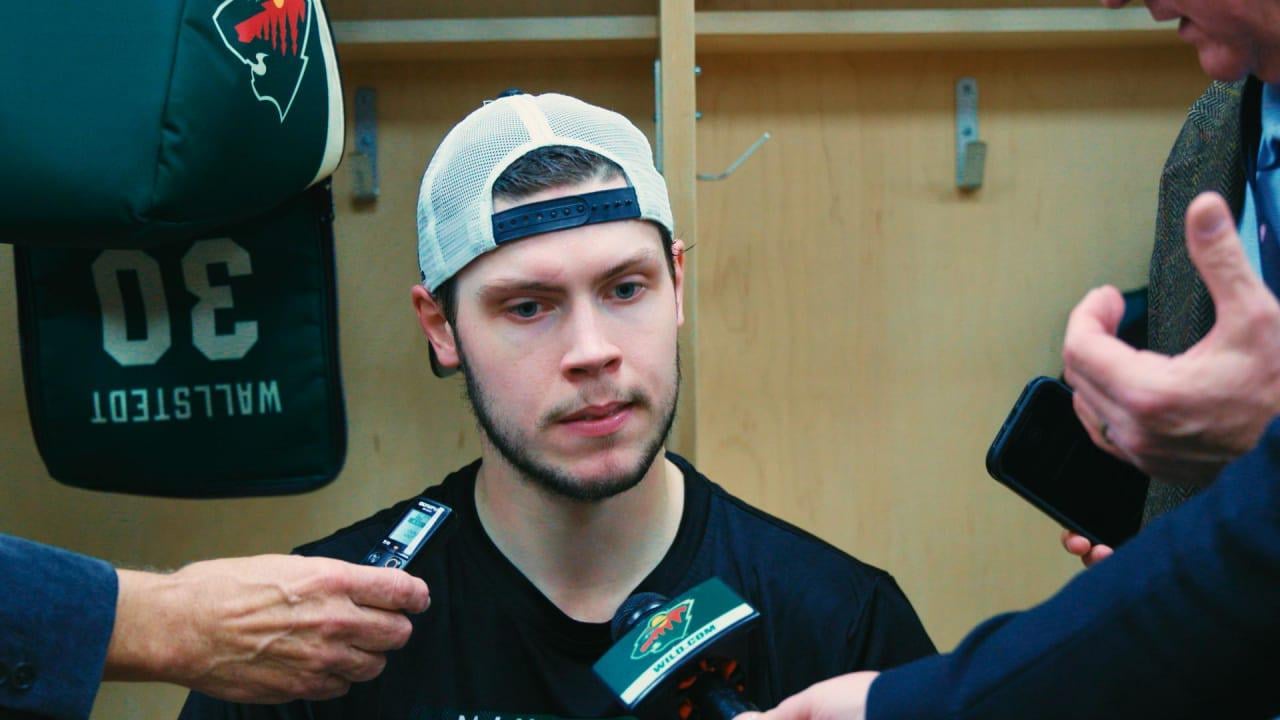 Wallstedt Postgame vs. Winnipeg 11/23 | Minnesota Wild
