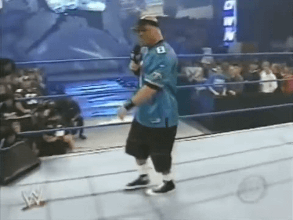 Kurt Angle rocking the Brunell Jersey