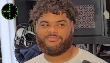 [Clocker Sports on YouTube] Darnell Wright (our humble unicorn): ..."I don't have a horn."