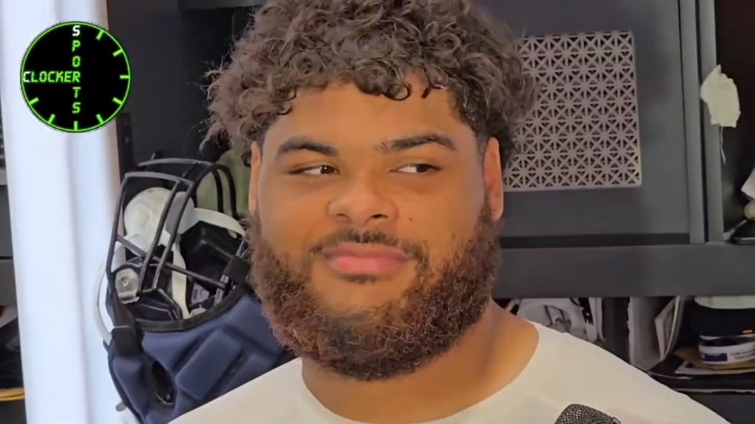 [Clocker Sports on YouTube] Darnell Wright (our humble unicorn): ..."I don't have a horn."