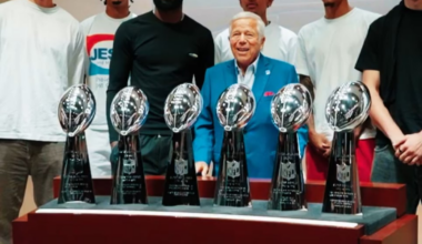 Behind the scenes with JB attending the Pats game