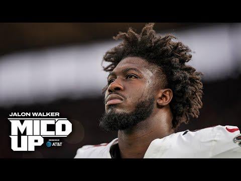 Jalon Walker is Mic'd Up vs The Colts Playing In Berlin, Germany