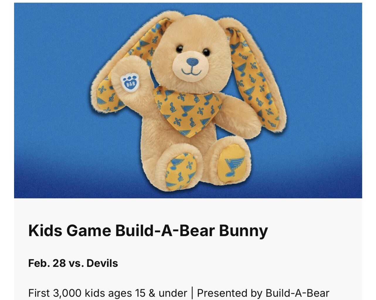 build a bear bunny