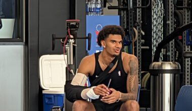 Dominick Barlow's lacerated elbow