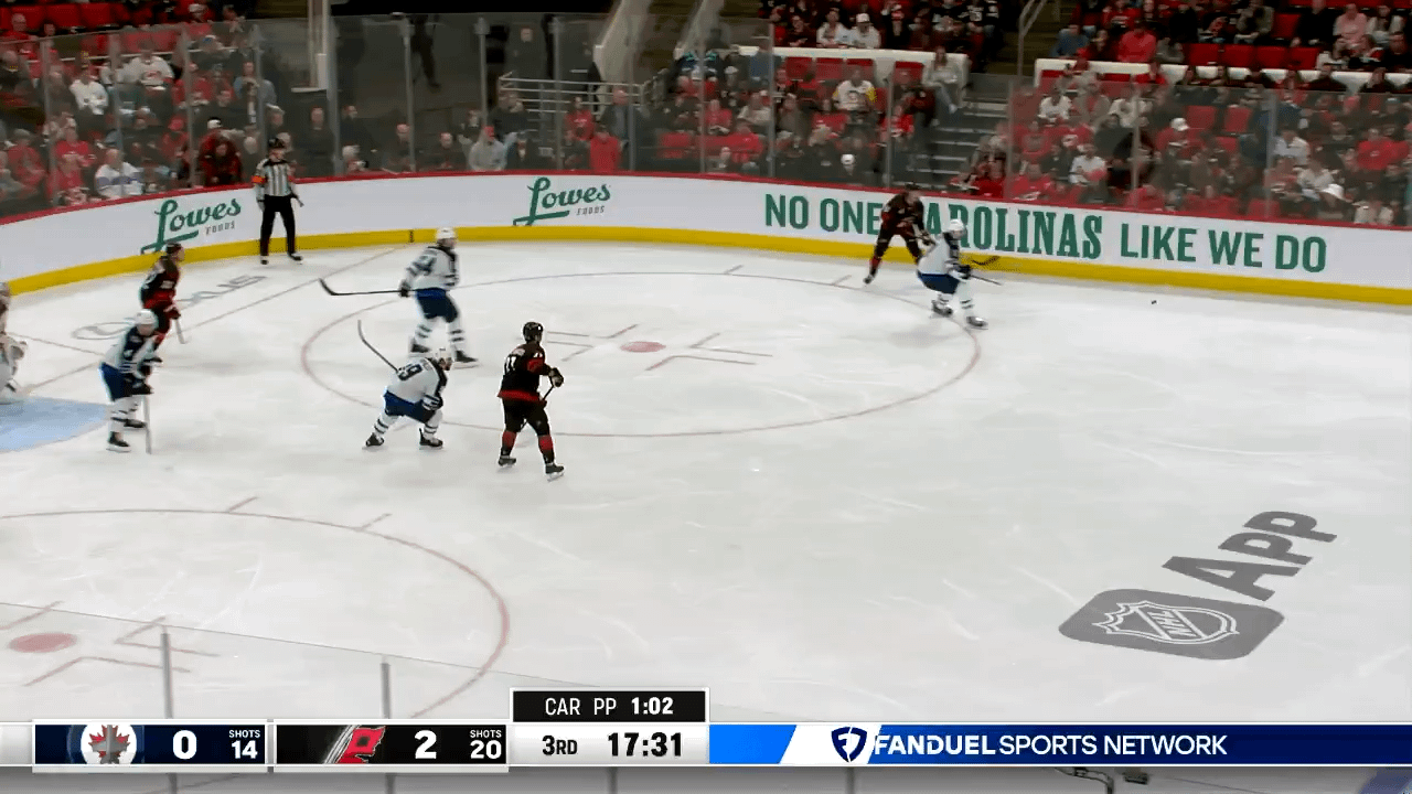 I still think this is my favorite non playoff game I've ever watched live. It was great to see the new guys turn it on after the whole rantanen debacle