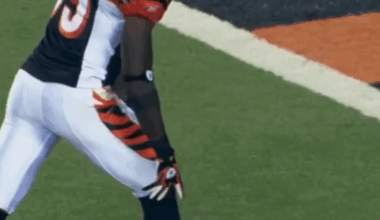 Chad Johnson tries to blindside NFL Hall of Famer Ray Lewis