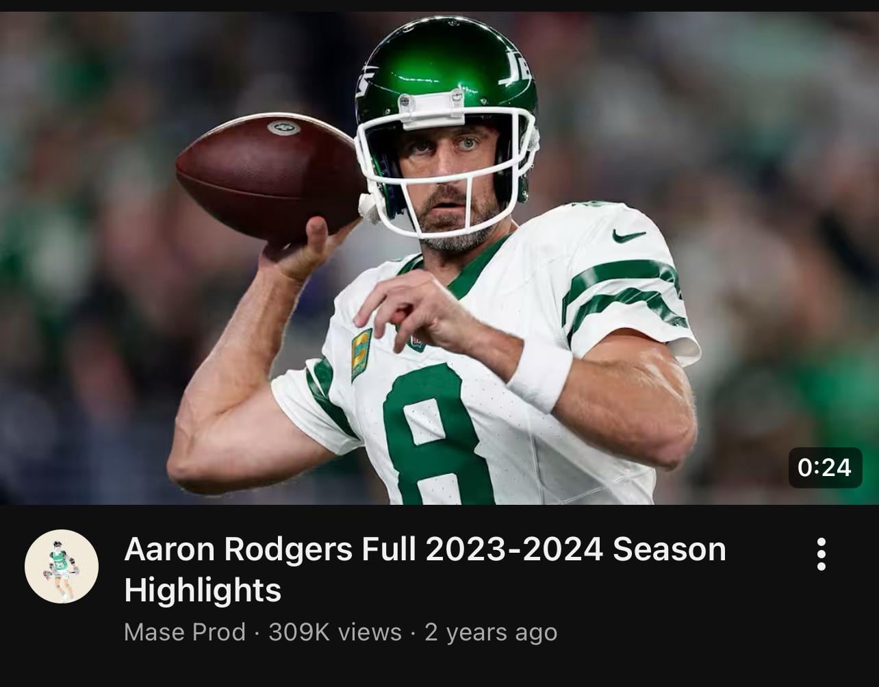 Extensive highlight reel