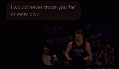 In 10 years, he’s going to be in the Hall of Fame and be known as a Laker. Not a Maverick, but a Laker…