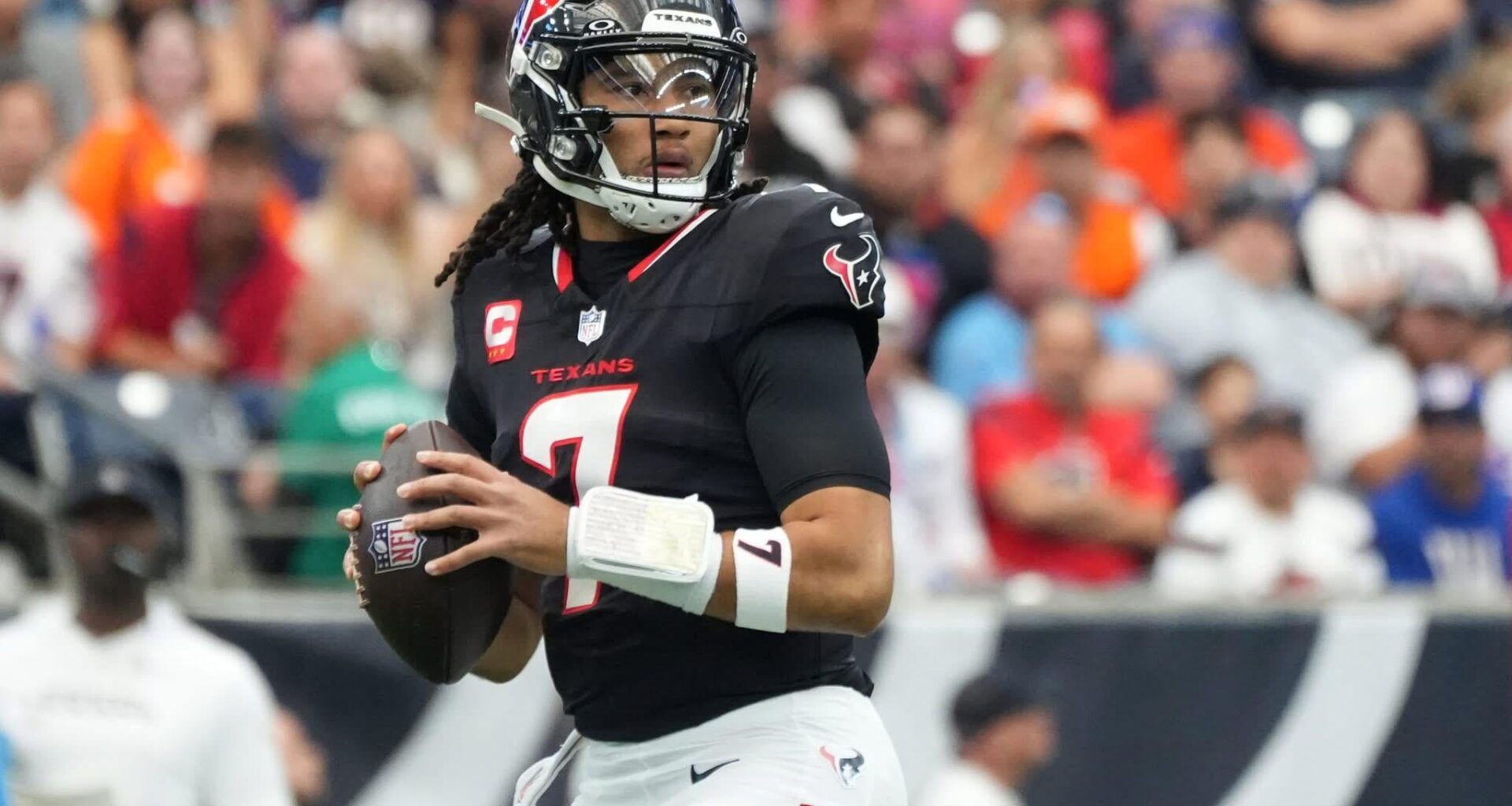 C.J. Stroud remains in concussion protocol, still experiencing symptoms. Davis Mills prepping to start Sunday against Titans- Per Aaron Wilson