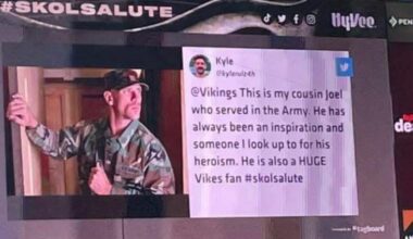 Never forget that time the Vikings honored the hardest working man in show business.