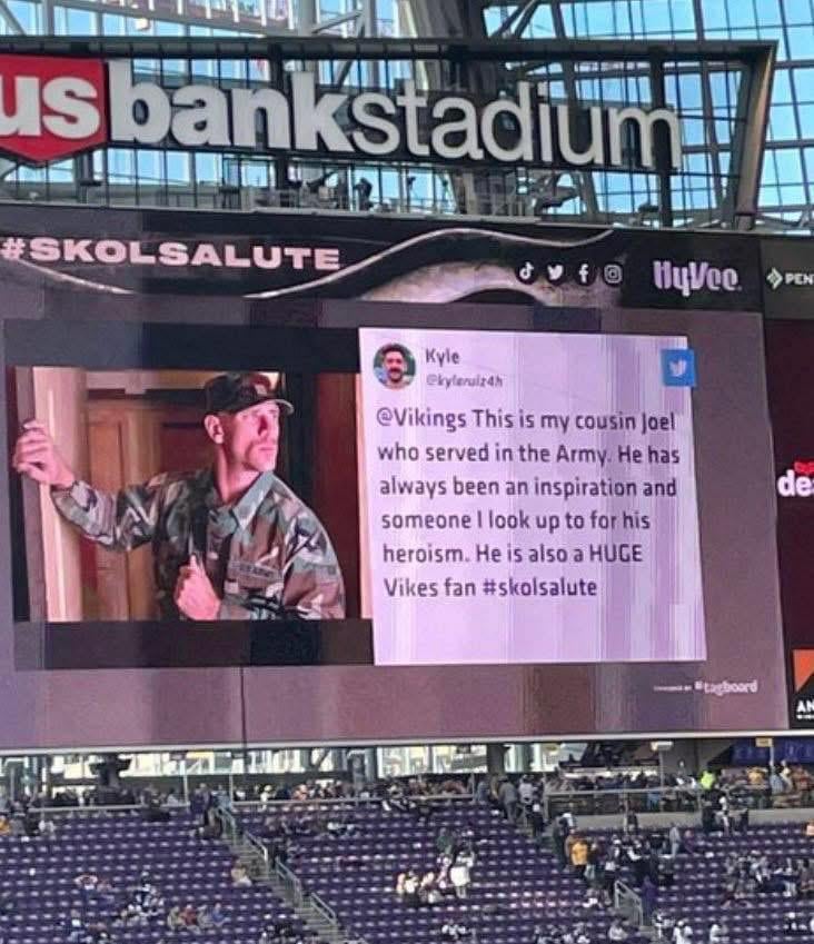 Never forget that time the Vikings honored the hardest working man in show business.