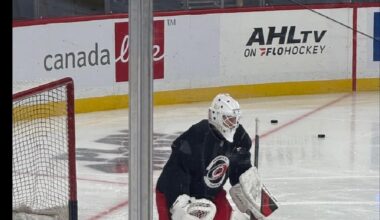 Bussi in line to start in goal for Hurricanes tonight at the Jets