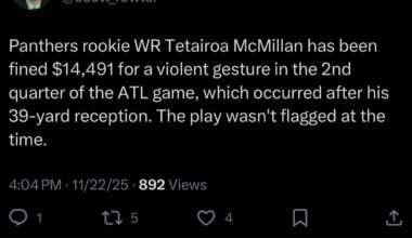 [Fowler] TMac fined for a “violent gesture”