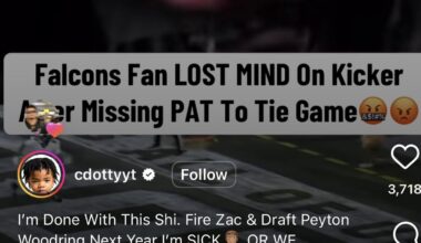 Tyler Allgeier liked a reel about firing Zac Robinson 😭