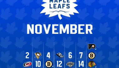 November Leafs 2025/26 Calendar Late Edition Album in Comments