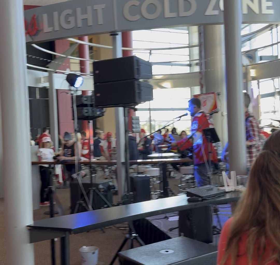 My friend Will and his band are playing at the coors light lounge, last time he played was game 5 of the bolts playoff which was quite a rowdy fest. Take the stairs from the ground floor with coors branding near either main entrance.