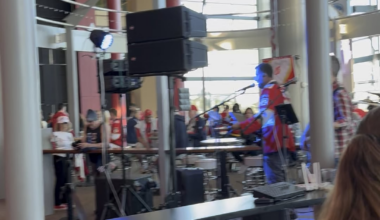 My friend Will and his band are playing at the coors light lounge, last time he played was game 5 of the bolts playoff which was quite a rowdy fest. Take the stairs from the ground floor with coors branding near either main entrance.