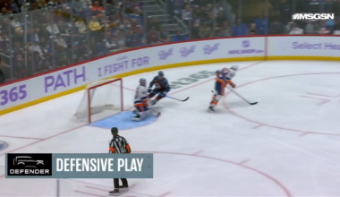 Sorokin with ridiculous glove save