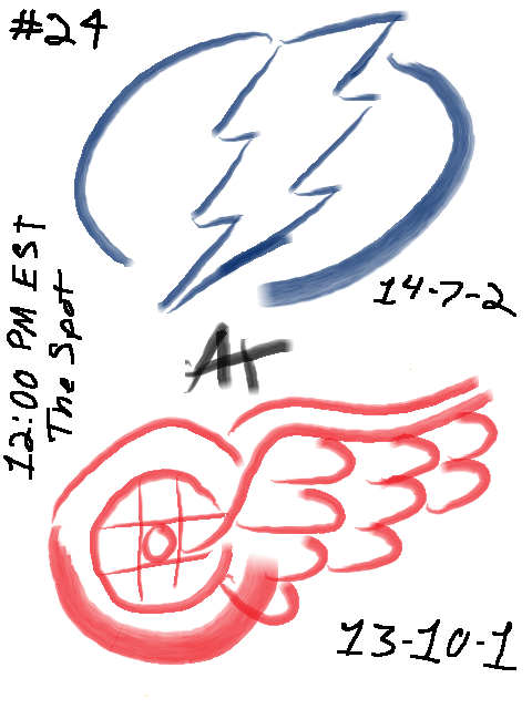 [PREGAME] Tampa Bay Lightning at Detroit Red Wings - 12:00pm EST - 11/28/25 - The Spot - Black Friday Matinée Edition