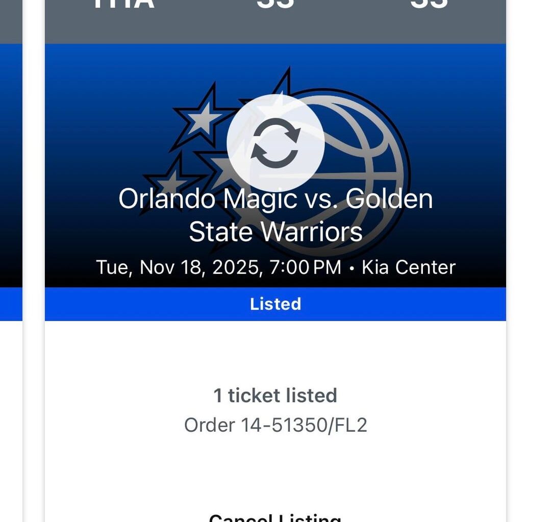 Golden State Tickets Available