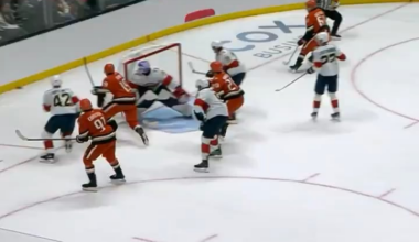 [Highlight] Cutter Gauthier with his first career hat trick as the Ducks tie it at the Pond