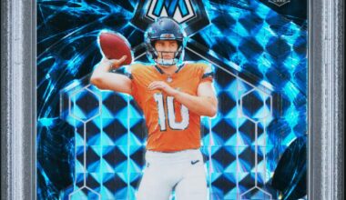 2024 panini mosaic bo nix #312 genesis psa gem mint 10