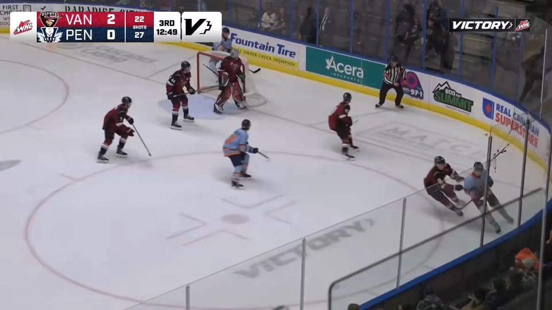 Jacob Kvasnicka scores for Penticton