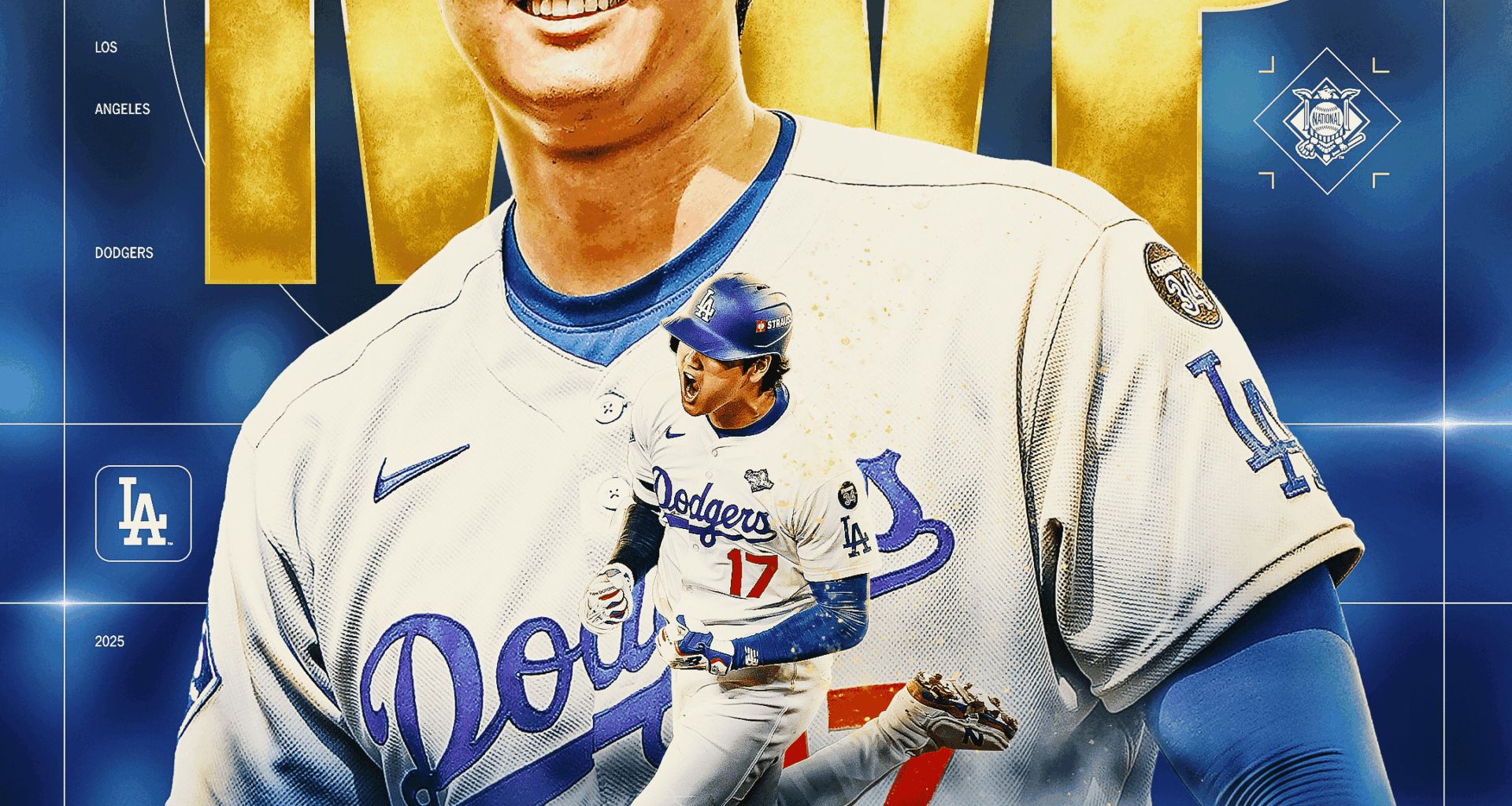 Shohei Ohtani is the NL MVP for the second straight season!