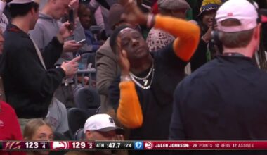 [Highlight] Full ending sequence with back-to-back Risacher and NAW threes off JJ assists