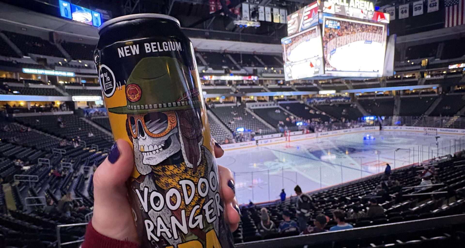 Whoops, I accidentally ended up at tonight’s game with a beer in my hand. 💁‍♀️