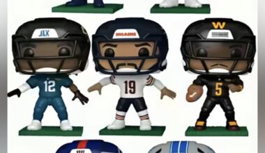 Funko gave Cam Ward a mustache/goatee lol