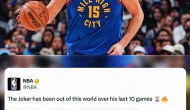 Nikola “Not Since/The Only One” Jokic🐐🃏Another game, another record🐐