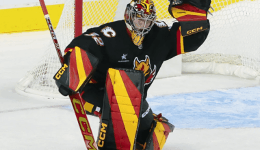 Since October 20th, Dustin Wolf has a save percentage of 91.36%