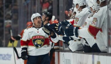 Brad Marchand scores 2 goals to power Panthers past Kings